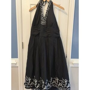 Cato Woman Black White Eyelet Formal Cottagecore Dress Size 26W Party